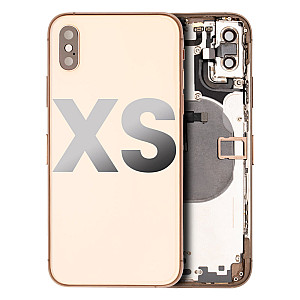 Back Housing with Small Parts - Rose Gold for iPhone XS [OEM Refurbished]